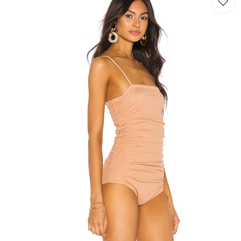 Free People On Your side Bodysuit in Natural - Picture 5 of 8